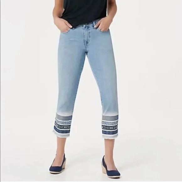 Laurie Felt Classic Denim Stiletto Jeans - Picture 1 of 9